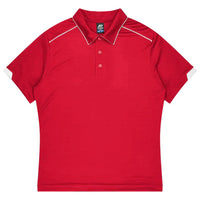 Aussie Pacific Currumbin Kids Polo Shirt 3320  Aussie Pacific RED/WHITE 4 