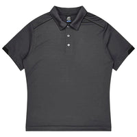 Aussie Pacific Currumbin Kids Polo Shirt 3320  Aussie Pacific SLATE/BLACK 4 