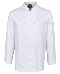 Jb's Wear Hospitality & Chefwear White / S JB'S Vented Chef's Long Sleeve Jacket 5CVL