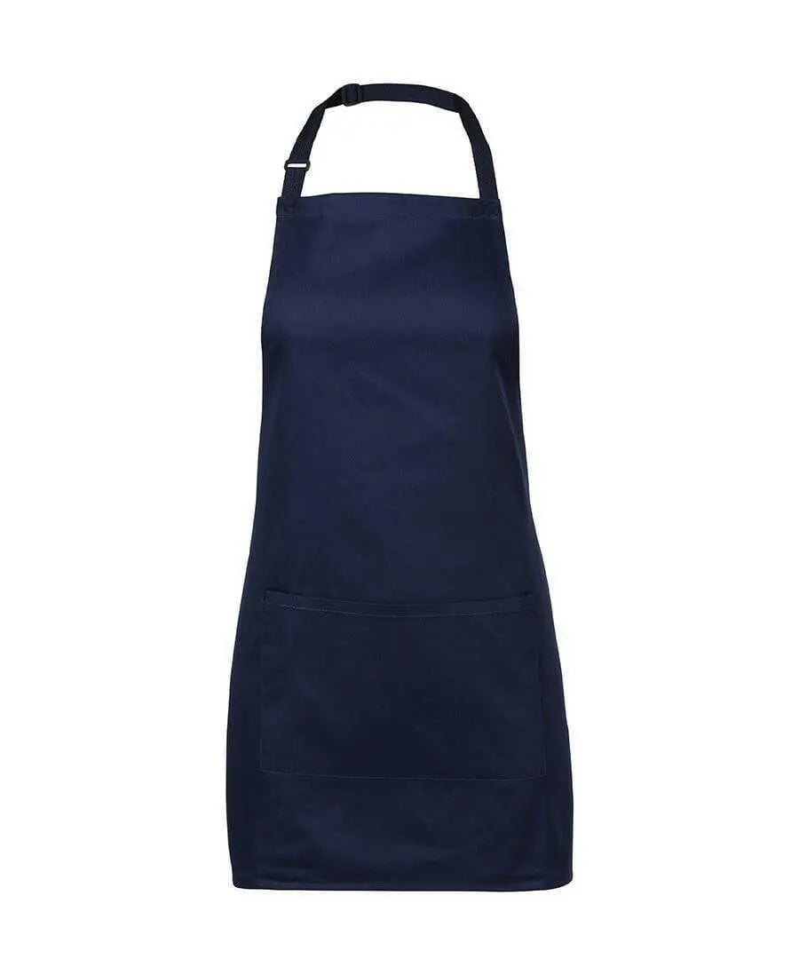 Jb's Wear Hospitality & Chefwear Navy BIB 65x71cm / 86 x 50cm JB'S Chef/Hospitality Apron with Pocket 5A