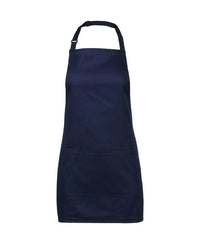 Jb's Wear Hospitality & Chefwear Navy BIB 65x71cm / 86 x 50cm JB'S Chef/Hospitality Apron with Pocket 5A