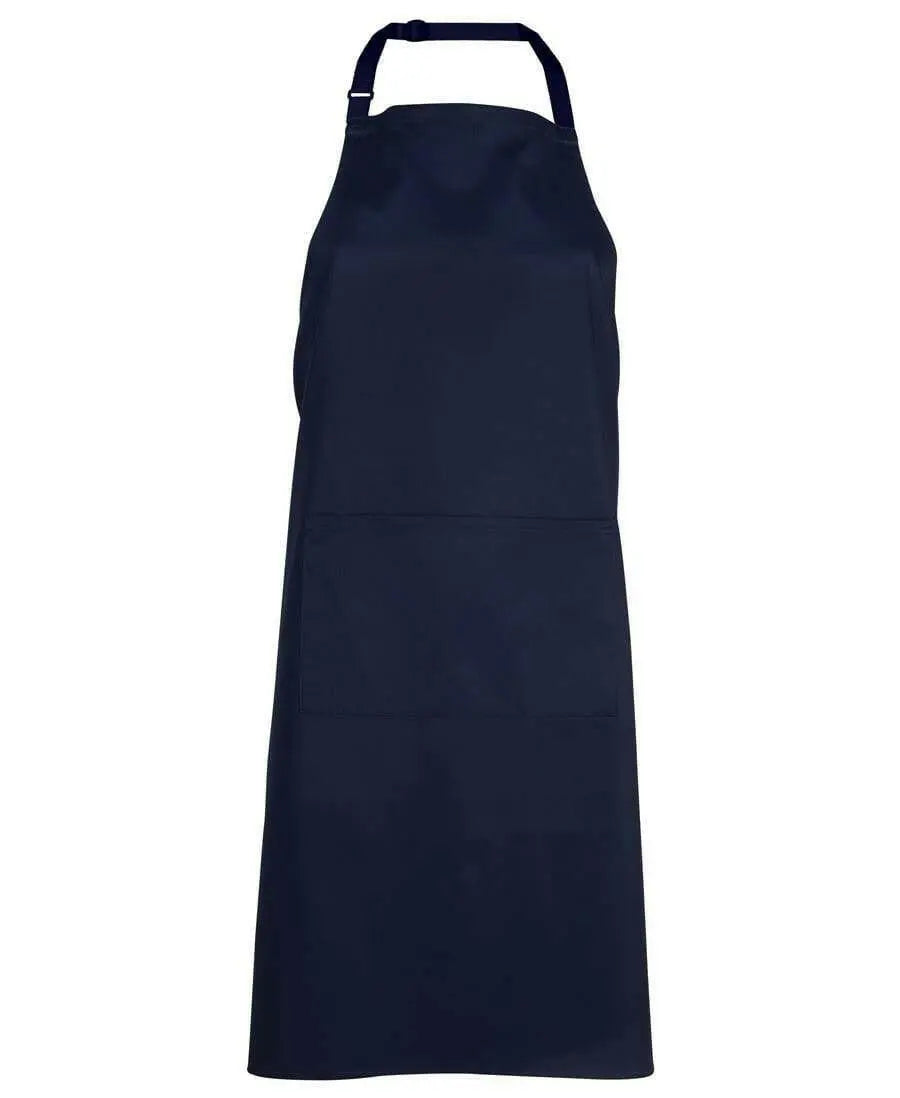 Jb's Wear Hospitality & Chefwear Navy BIB 86x93cm / 86 x 50cm JB'S Chef/Hospitality Apron with Pocket 5A