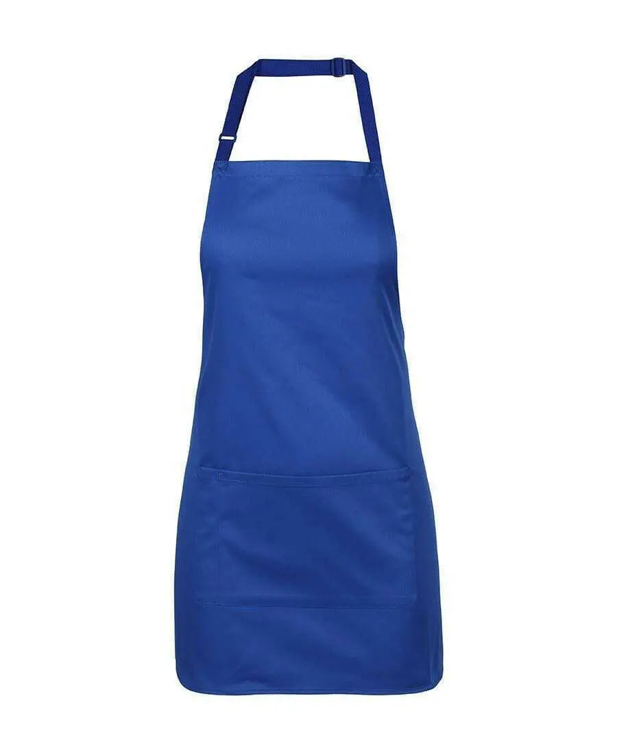 Jb's Wear Hospitality & Chefwear Royal BIB 65x71cm / 86 x 50cm JB'S Chef/Hospitality Apron with Pocket 5A