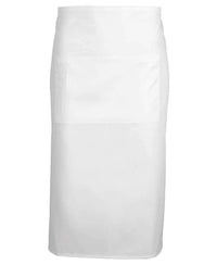 Jb's Wear Hospitality & Chefwear White 86 x 70cm / 86 x 50cm JB'S Chef/Hospitality Apron with Pocket 5A