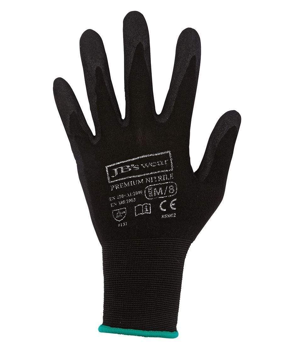 Jb's Wear PPE Black / S JB'S Premium Black Nitrile Breathable Glove (12 pack) 8R002