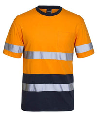 Jb's Wear Work Wear Orange/Navy / XS JB'S Cotton T-Shirt with Tape 6DNTC