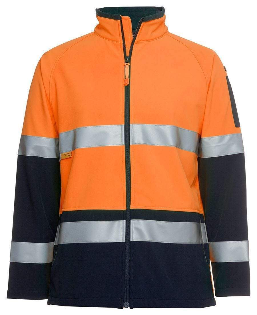 Jb's Wear Work Wear Orange/Navy / XS JB'S Hi-Vis Softshell Jacket 6D4LJ