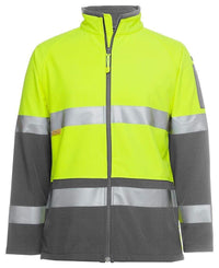 Jb's Wear Work Wear Lime/Charcoal / XS JB'S Hi-Vis Softshell Jacket 6D4LJ