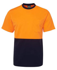 Jb's Wear Work Wear Orange/Navy / XS JB'S Hi-Vis Traditional T-Shirt 6HVT