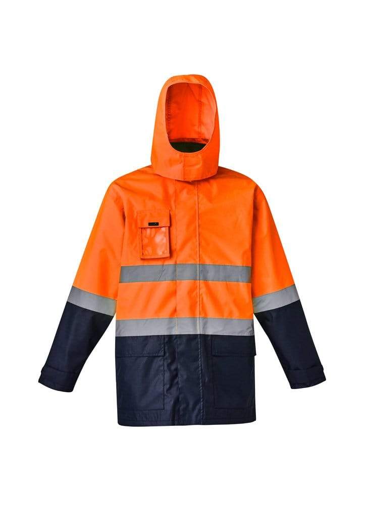 Syzmik Workwear Mens Hi Vis Basic 4 in 1 Waterproof Jacket ZJ220