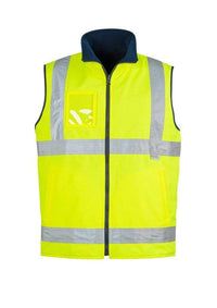Syzmik Work Wear Yellow / S SYZMIK Men’s Hi Vis Waterproof Lightweight Vest ZV358