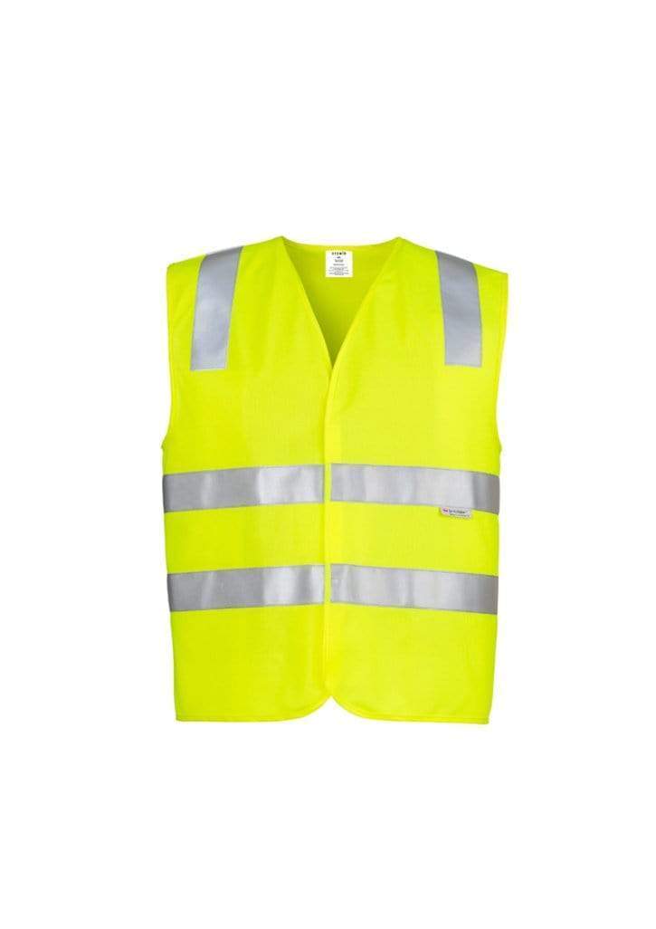 Syzmik Work Wear Yellow / XS SYZMIK Unisex Hi Vis Basic Vest ZV999