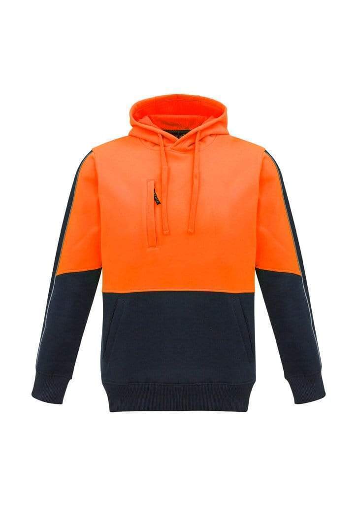 Syzmik Work Wear XXS / Orange/Navy Syzmik Workwear Unisex Hi Vis Pullover Hoodie ZT484
