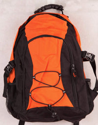 Smartpack Backpack B5002 Active Wear Winning Spirit Black/Orange "(w)39.5cm x (h)43cm x (d)19cm, Capacity: 23 Litres" 