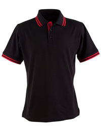 Winning Spirit Casual Wear Black/Red / S Grace Polo Men's Ps65