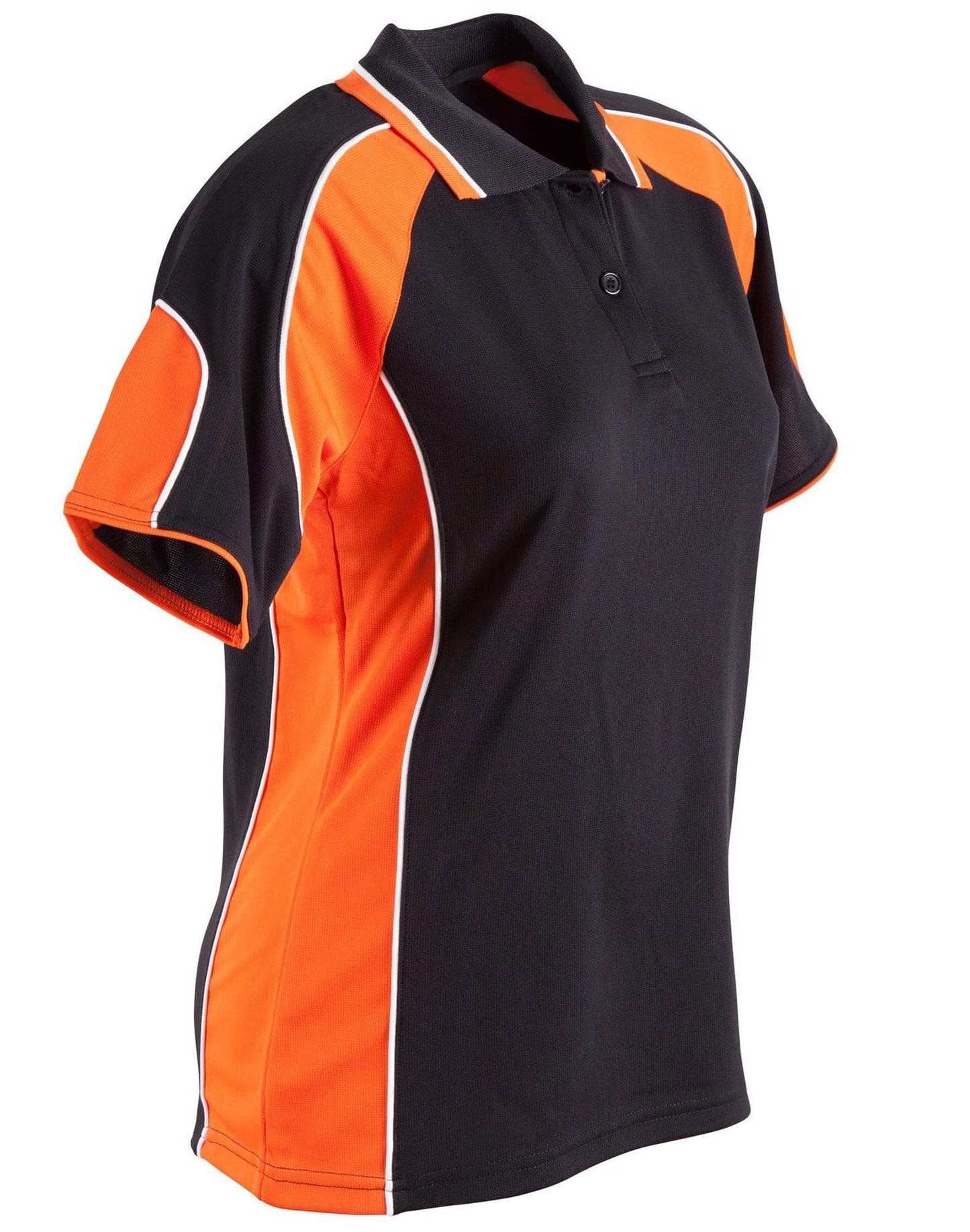 Winning Spirit Casual Wear Black/Orange / 8 Winning Spirit Alliance Polo Ladies Ps62