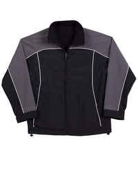 Winning Spirit Casual Wear Black/White/Grey / XS Winning Spirit Cascade Tri-colour Contrast Reversible Jacket Jk22