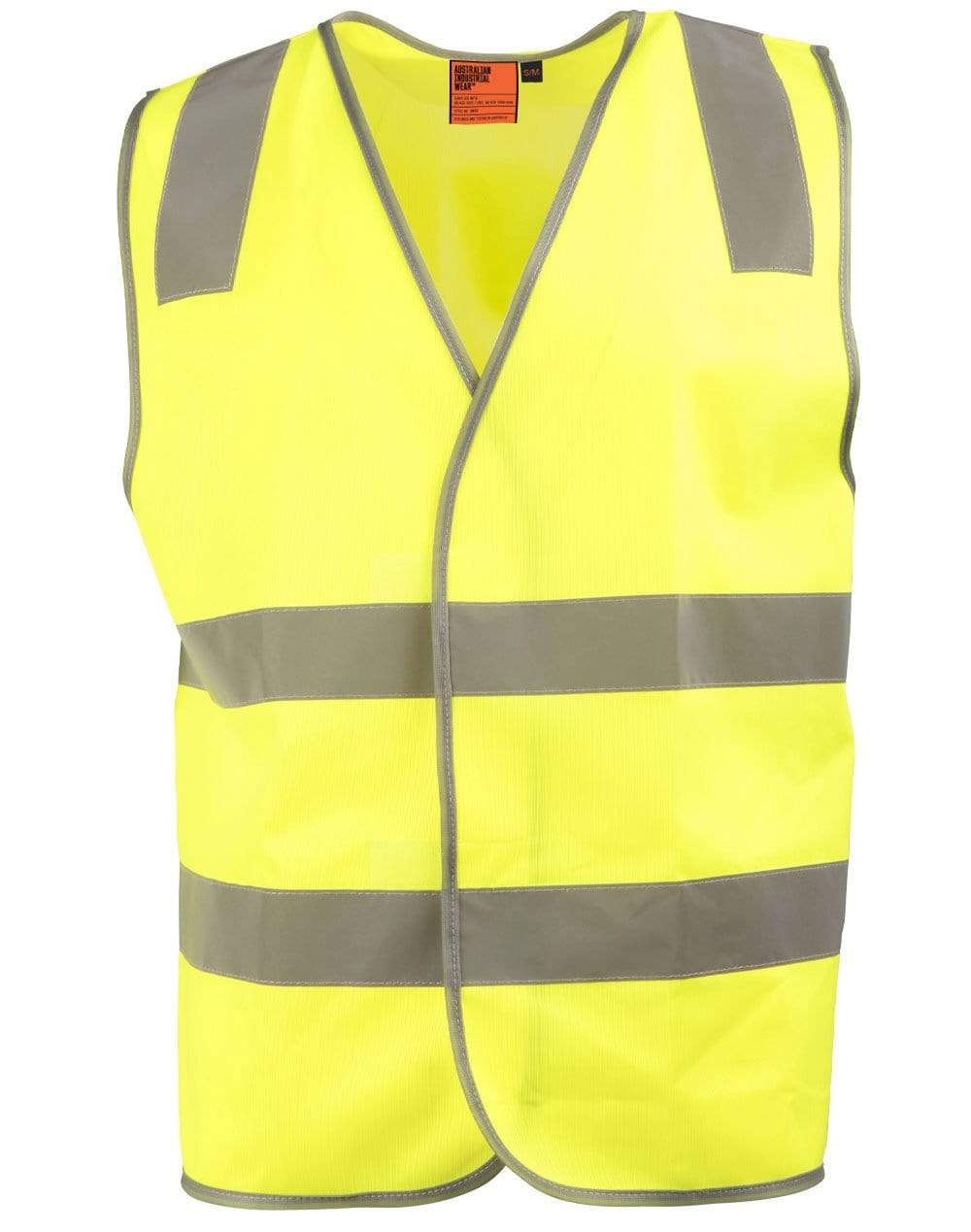 Winning Spirit Casual Wear Yellow / S/M Winning Spirit safety vest with shoulder tapes SW43