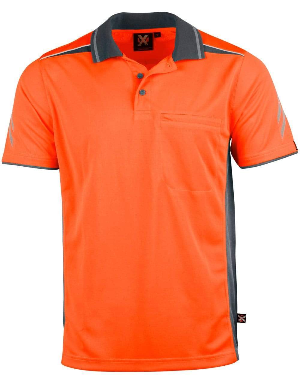 Winning Spirit Casual Wear Orange/Ash / 2XS Winning Spirit UNISEX COOLDRY® VENTED POLO PS210