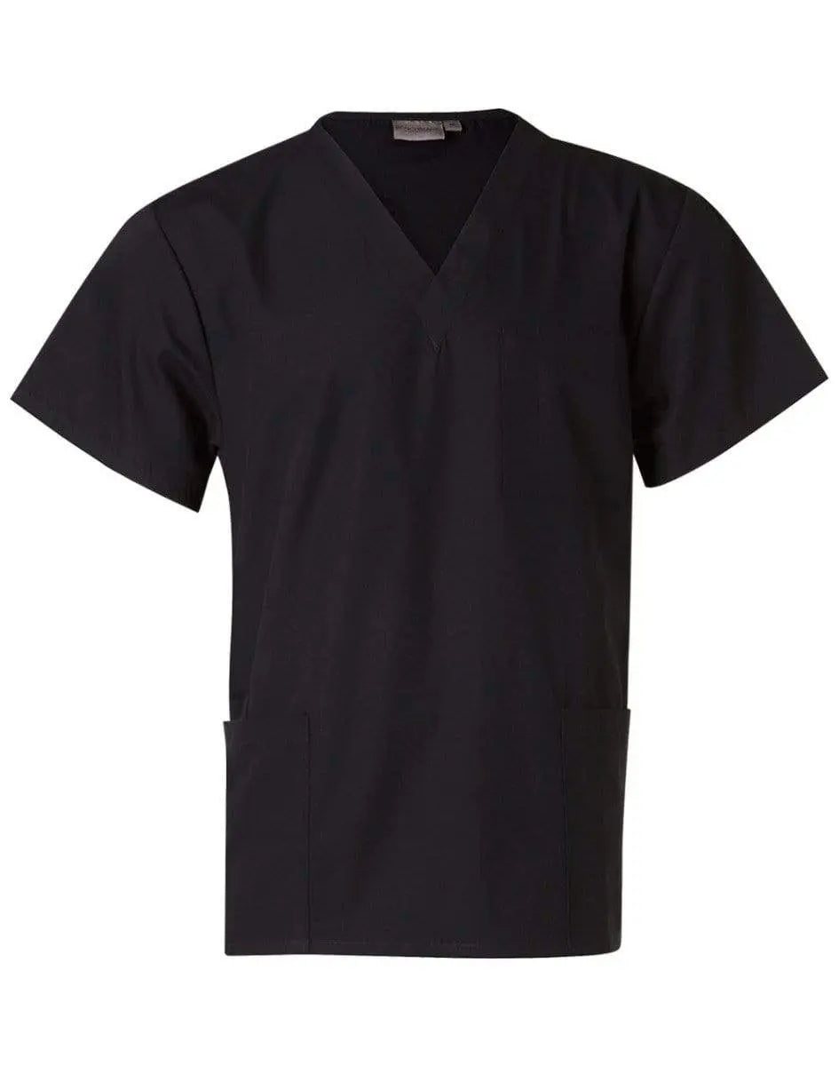 Winning Spirit Corporate Wear Navy / XS WINNING SPIRIT Unisex Scrubs Short Sleeve Tunic Top M7630