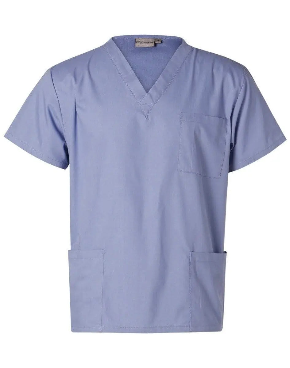 Winning Spirit Corporate Wear WINNING SPIRIT Unisex Scrubs Short Sleeve Tunic Top M7630