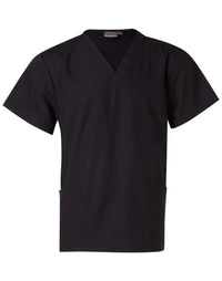 Winning Spirit Corporate Wear WINNING SPIRIT Unisex Scrubs Short Sleeve Tunic Top M7630