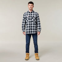 Hard Yakka Long Sleeve Check Flannel Shirt  Y07295